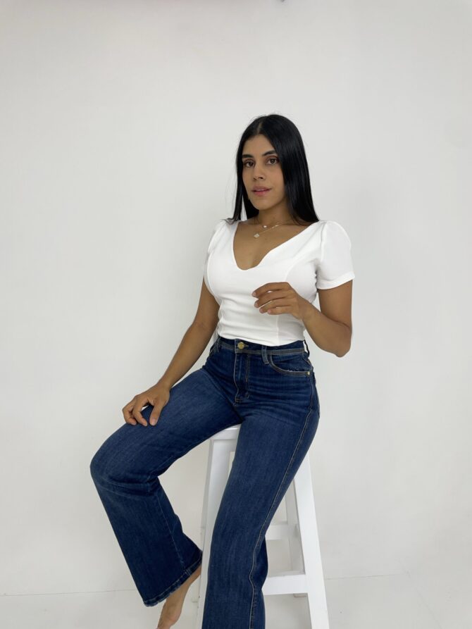 BLUSA GLOBO CUELO V